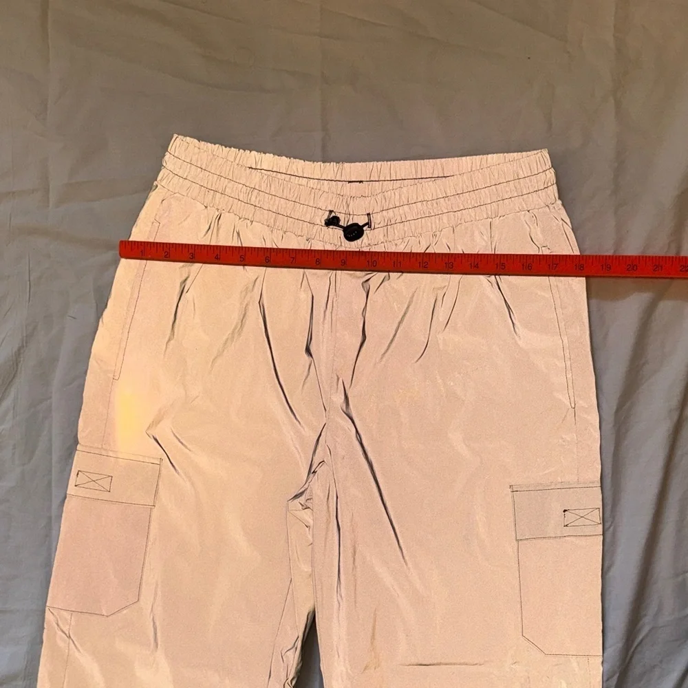 Forever 21 gray reflective Cargo Pants